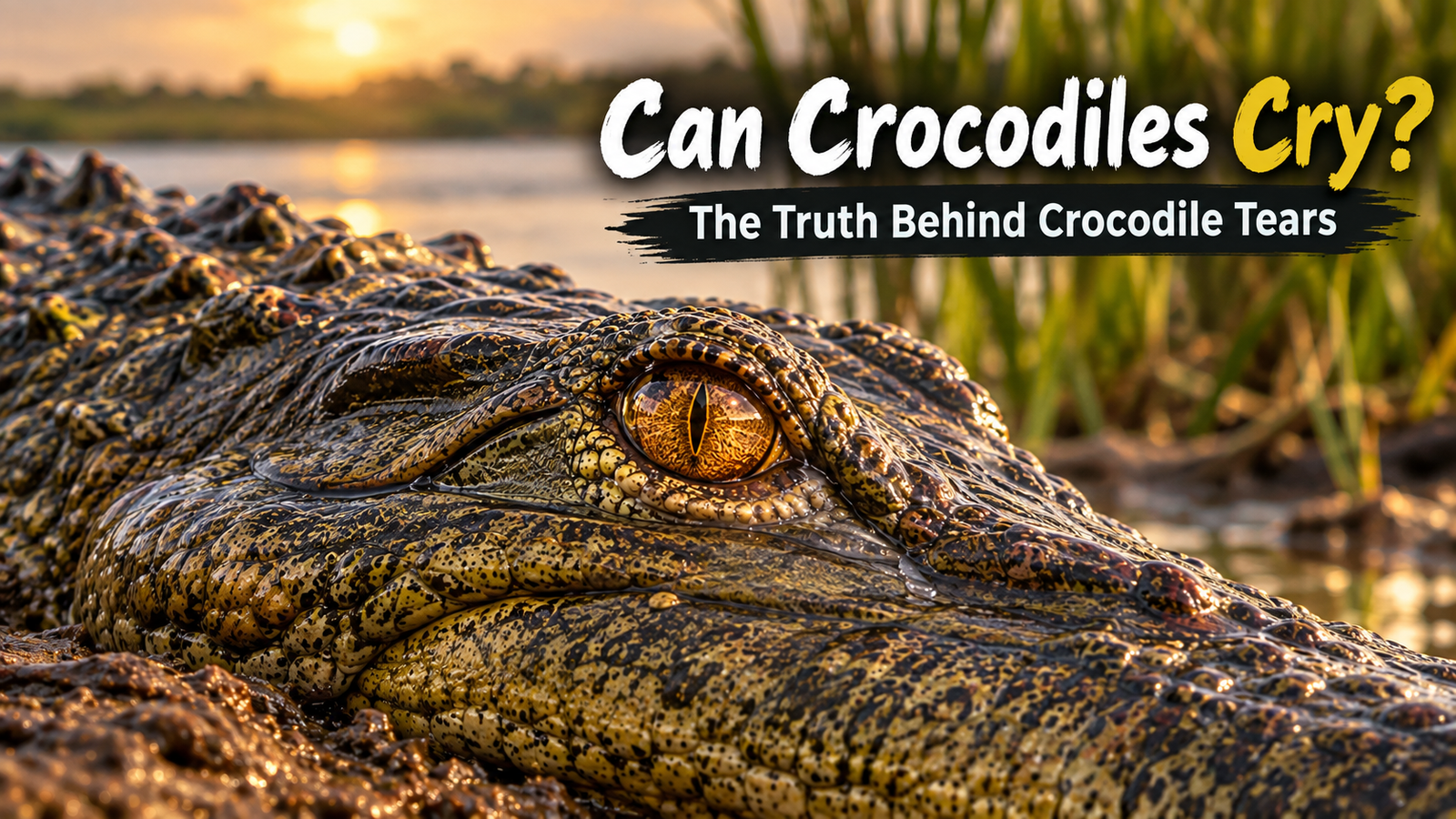 🐊 Can Crocodiles Cry? The Truth Behind “Crocodile Tears”